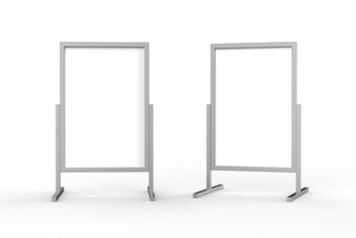 Kasetony LED wolnostojące jednostronne i dwustronne